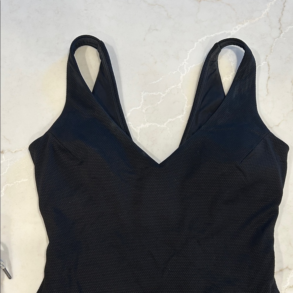 SPANX Black Swim Top